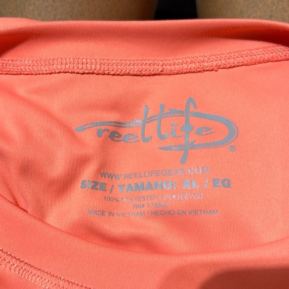 BOGO Reel Life Men's Sun Defender Long Sleeve UV Tee in Size XL NWOT - Picture 5 of 5